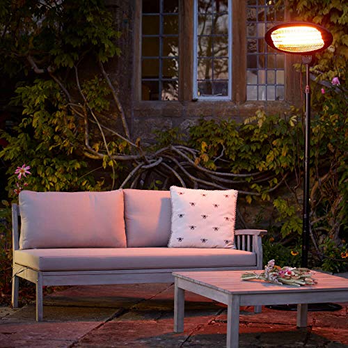 Outdoor Electric Patio Heater with Adjustable Height