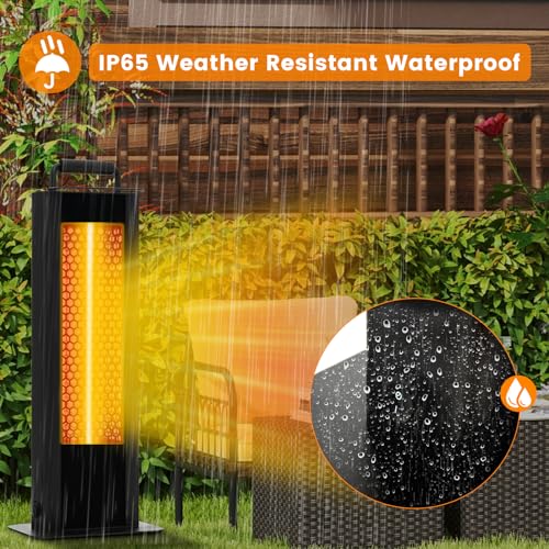 TANGZON 1200W Double-Sided Portable Patio Heater