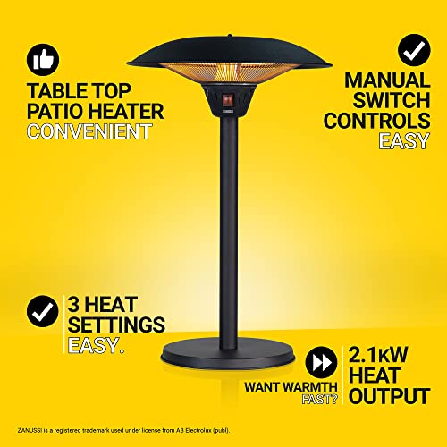 Zanussi 2.1KW Outdoor Electric Patio Heater