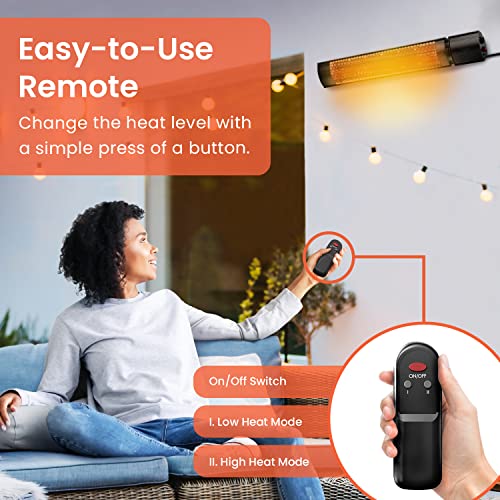 Pro Breeze Wall-Mounted Infrared Patio Heater