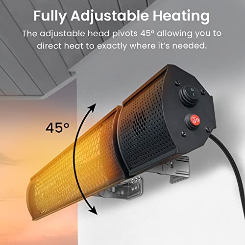 Pro Breeze Wall-Mounted Infrared Patio Heater