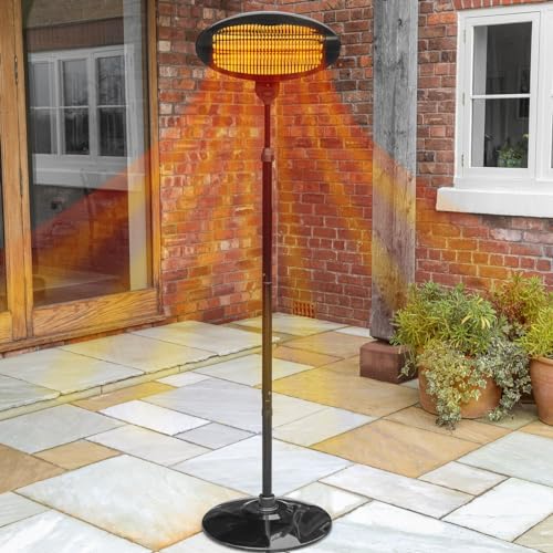 Harrier 2000W Outdoor Patio Heater - 2-in-1