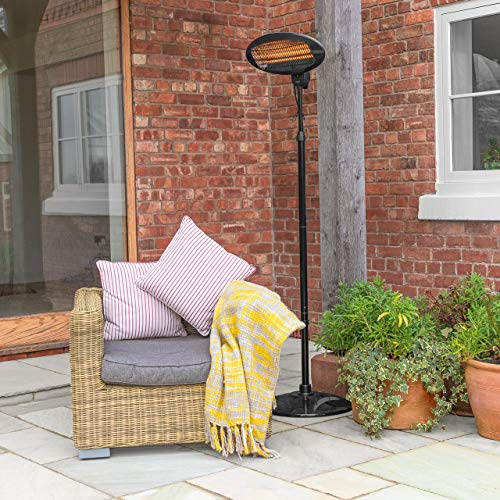 Harrier 2000W Outdoor Patio Heater - 2-in-1