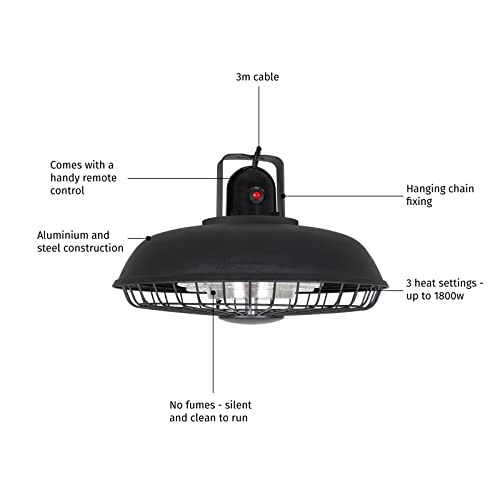 La Hacienda Infrared Hanging Electric Patio Heater
