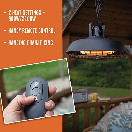 La Hacienda Infrared Hanging Electric Patio Heater