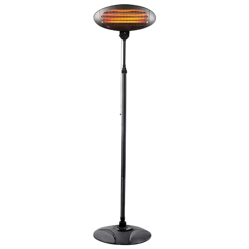 2kW Adjustable Height Free Standing Patio Heater