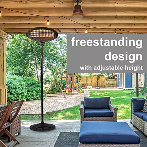 Rockline 2KW Adjustable Outdoor Quartz Patio Heater