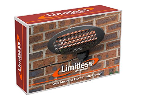 Kingfisher Wall Mounted Electric Patio Heater