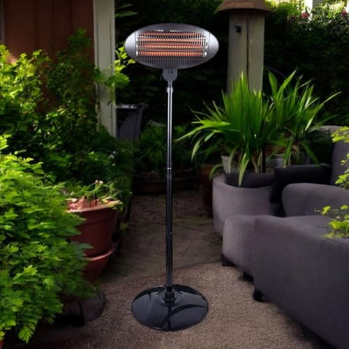 Rockline 2KW Adjustable Outdoor Quartz Patio Heater