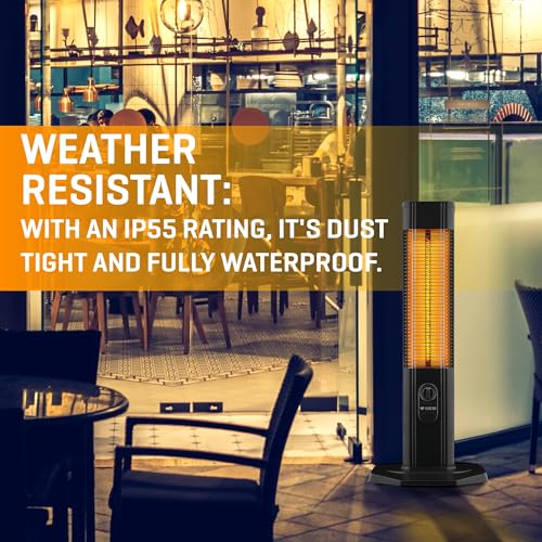LUXEVA 2000W Infrared Heater for Indoor & Outdoor