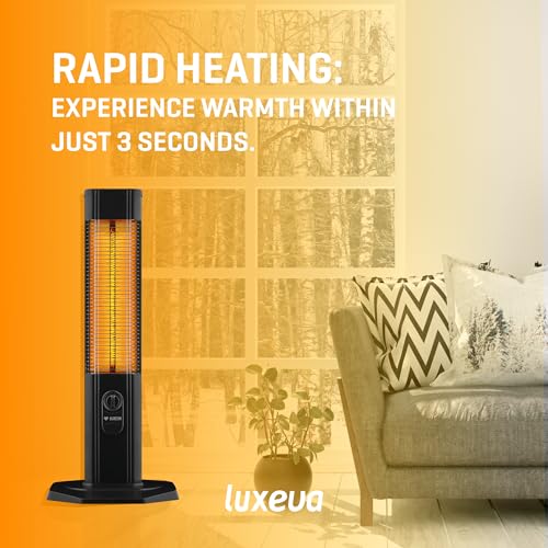 LUXEVA 2000W Infrared Heater for Indoor & Outdoor