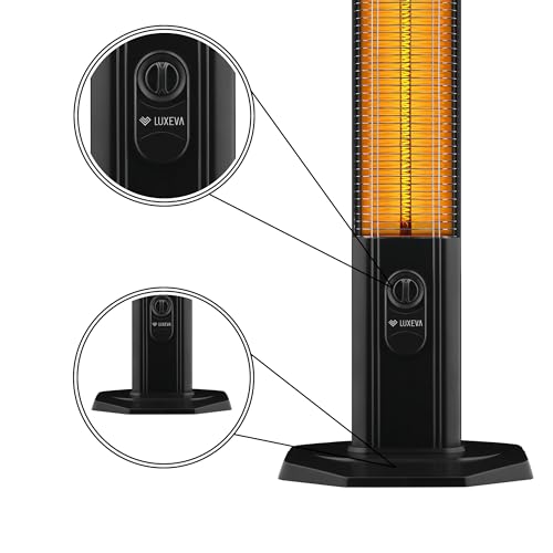 LUXEVA 2000W Infrared Heater for Indoor & Outdoor