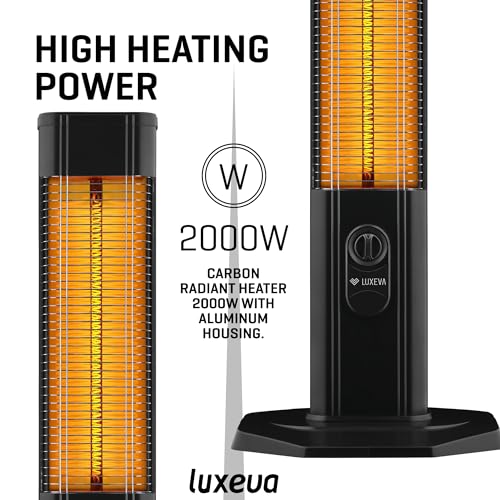 LUXEVA 2000W Infrared Heater for Indoor & Outdoor