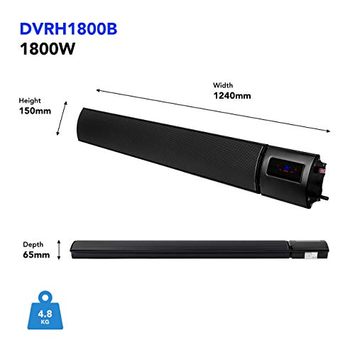 Devola Smart Electric Patio Heater 1800W