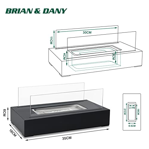 Tabletop Bioethanol Fireplace by Brian & Dany