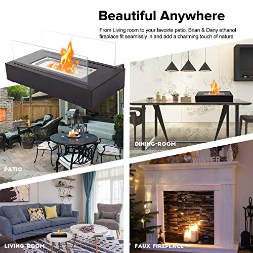 Tabletop Bioethanol Fireplace by Brian & Dany