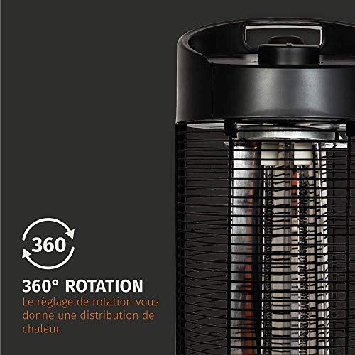 La Hacienda Nero Electric Patio Heater