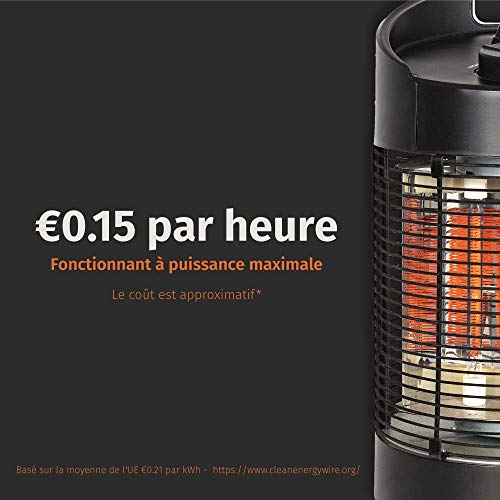 La Hacienda Nero Electric Patio Heater