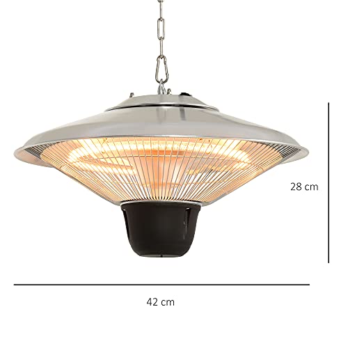 Outsunny 1500W Hanging Electric Patio Heater