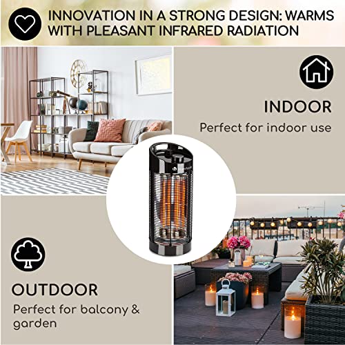 Blumfeldt 1200W Indoor Infrared Heater with 360° Oscillation