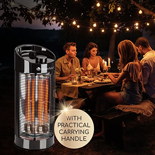 Blumfeldt 1200W Indoor Infrared Heater with 360° Oscillation