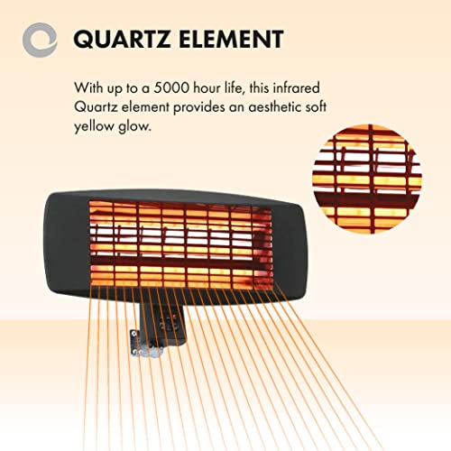 Devola Core 2kW Square Wall-Mounted Patio Heater