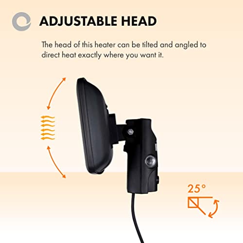 Devola Core 2kW Square Wall-Mounted Patio Heater