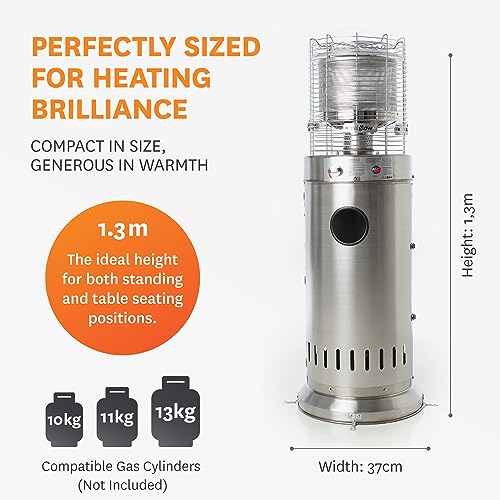 RealGlow 13KW Adjustable Gas Patio Heater