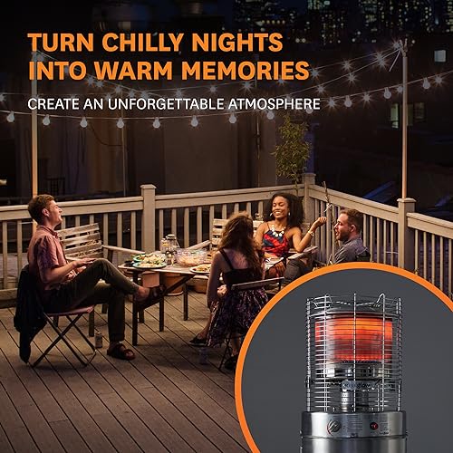RealGlow 13KW Adjustable Gas Patio Heater