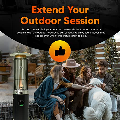 REALGLOW 13.5KW Spiral Flame Gas Patio Heater