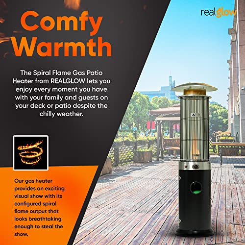 REALGLOW 13.5KW Spiral Flame Gas Patio Heater