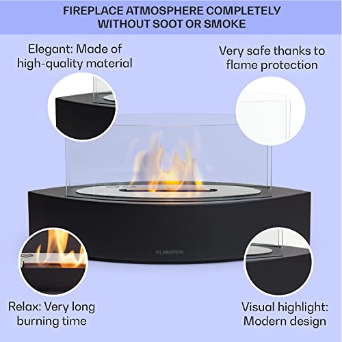Portable Bio Ethanol Tabletop Fireplace 2.2kW