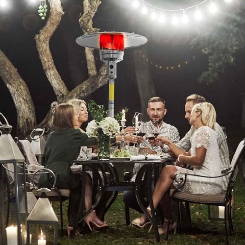 Dellonda 13kW Gas Patio Heater with Wheels