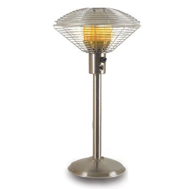 Sahara 4kW Gas Tabletop Patio Heater, Stainless Steel