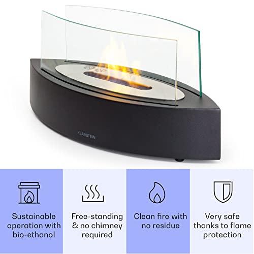 Portable Bio Ethanol Tabletop Fireplace 2.2kW