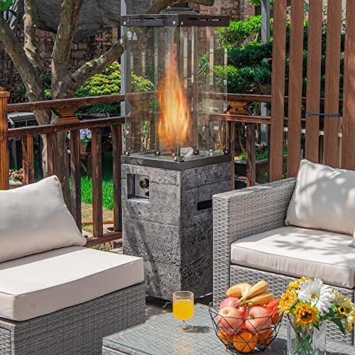 COSTWAY Portable Outdoor Gas Patio Heater - 12 KW