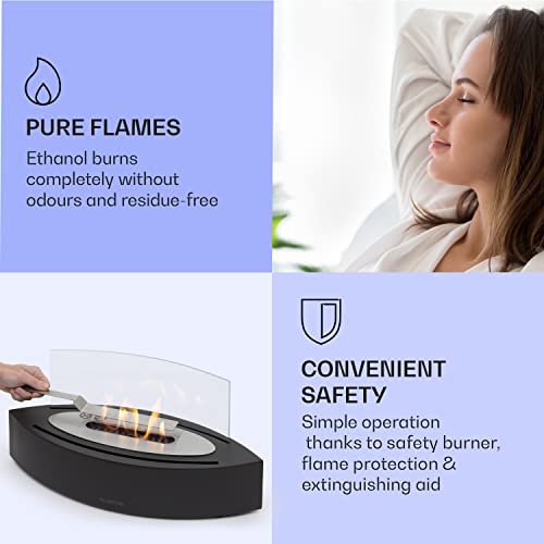 Portable Bio Ethanol Tabletop Fireplace 2.2kW