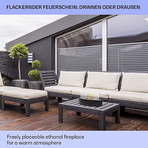 Portable Bio Ethanol Tabletop Fireplace 2.2kW