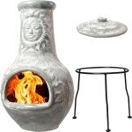 Gray Fireplace Solar Area