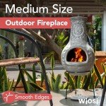 Gray Fireplace Solar Area