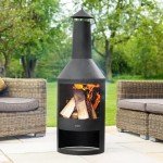 Harrier Steel Chiminea Fire Pit - Multiple Sizes