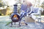 Murcia Medium Steel Chiminea BBQ Patio Heater