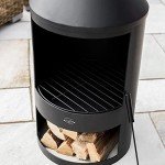 Harrier Steel Chiminea Fire Pit - Multiple Sizes