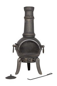 La Hacienda Sierra Large Cast Iron Fireplace Grill