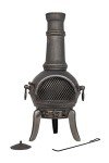 La Hacienda Sierra Large Cast Iron Fireplace Grill