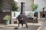 La Hacienda Sierra Large Cast Iron Fireplace Grill