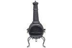 La Hacienda Murcia XL Black Outdoor Chiminea