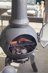 La Hacienda Sierra Large Cast Iron Fireplace Grill