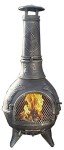 Calico Cast Iron Chiminea with Free Grill