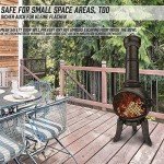 Jago® Vintage Outdoor Chiminea with Hinged Door